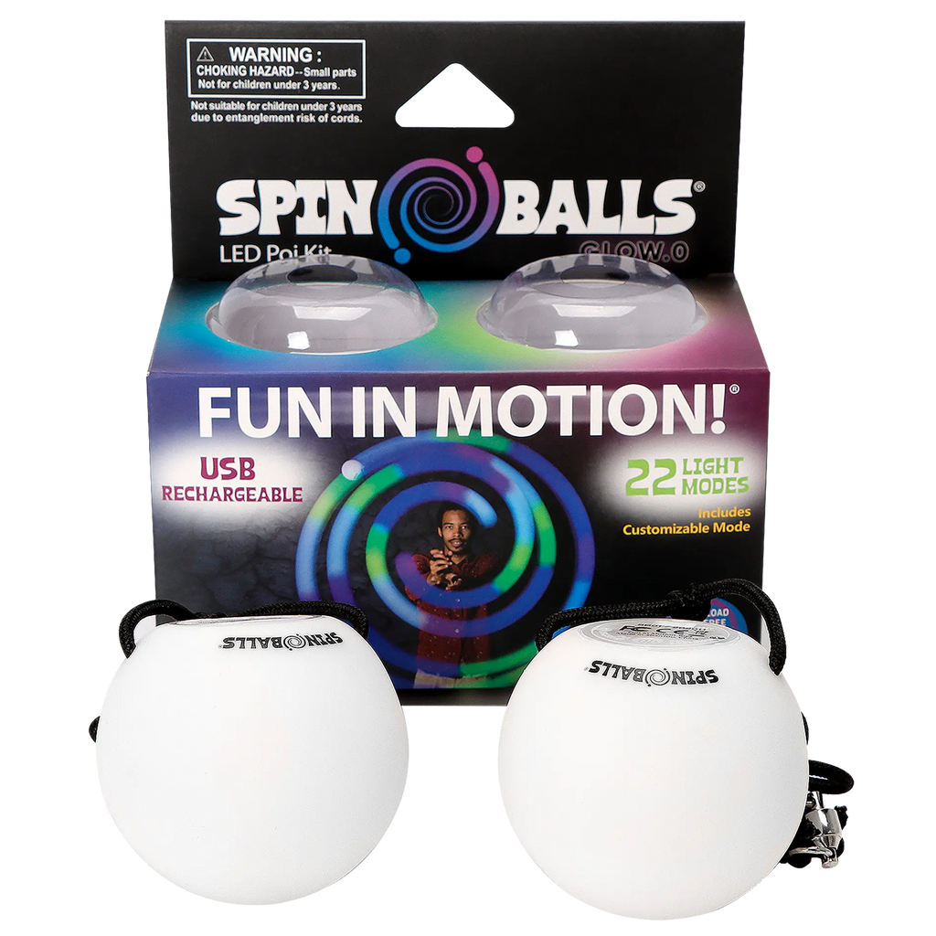 Glow. 0 LED Rechargeable Poi Set - Weekend Play
