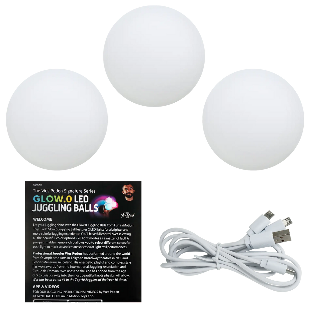Wes Peden Glow.0 Juggling Balls - Night Motion