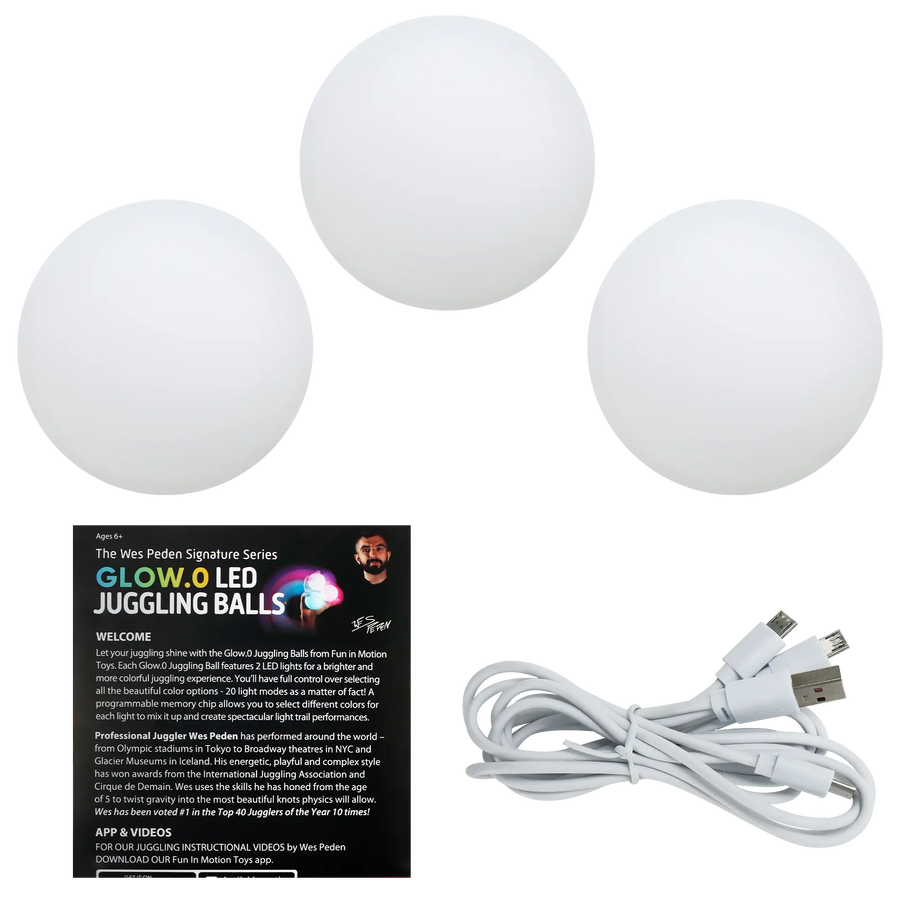 Wes Peden Glow.0 Juggling Balls - Night Motion