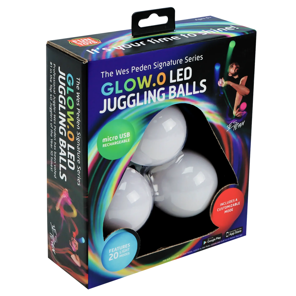 Wes Peden Glow.0 Juggling Balls - Night Motion