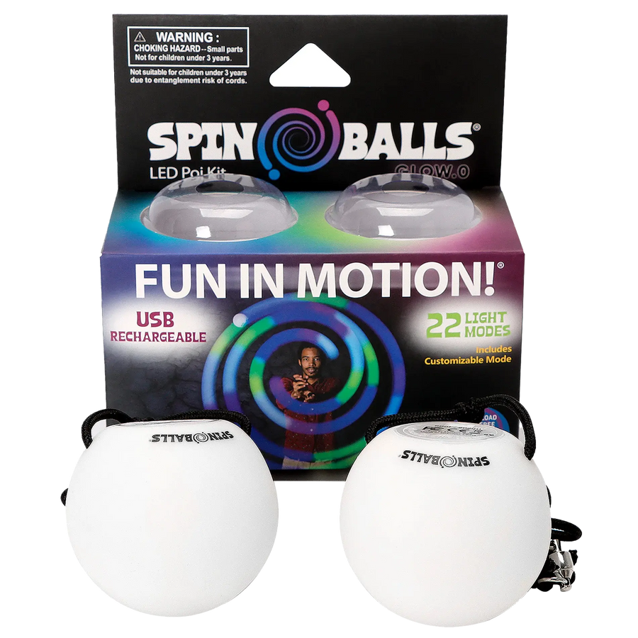 Glow. 0 LED Rechargeable Poi Set - Weekend Play